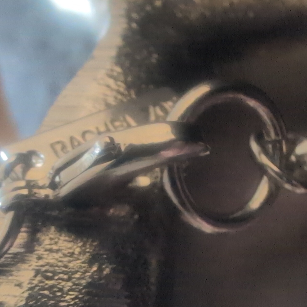 Rachel Zoe Silver Tone Bracelet W Swarovski Crystal - Picture 3 of 4